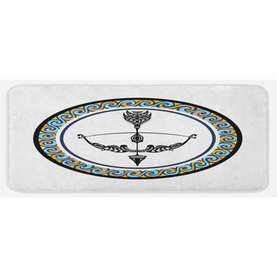 Eclectic Synthetic Kitchen Mat