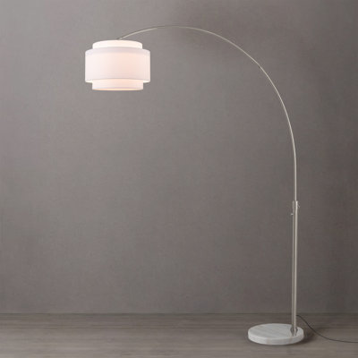 Kaltcheva 92 " Arched Floor Lamp
