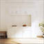 Armoire de rangement murale empilable en bois, 40 cm (P) x 90 cm (L) x 50 cm (H), étagères réglables, buffet d'appoint multifonctionnel