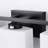 Modern 3-Light Vanity Fixture With Square Glass Shades-749580239-771133058