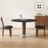 Black Round Sintered Stone Dining table-413366956