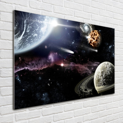 Galaxy - No Frame Print on Glass