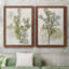 Coral Blockprint I - ensemble de 2 peintures encadrées-430680602-430680600