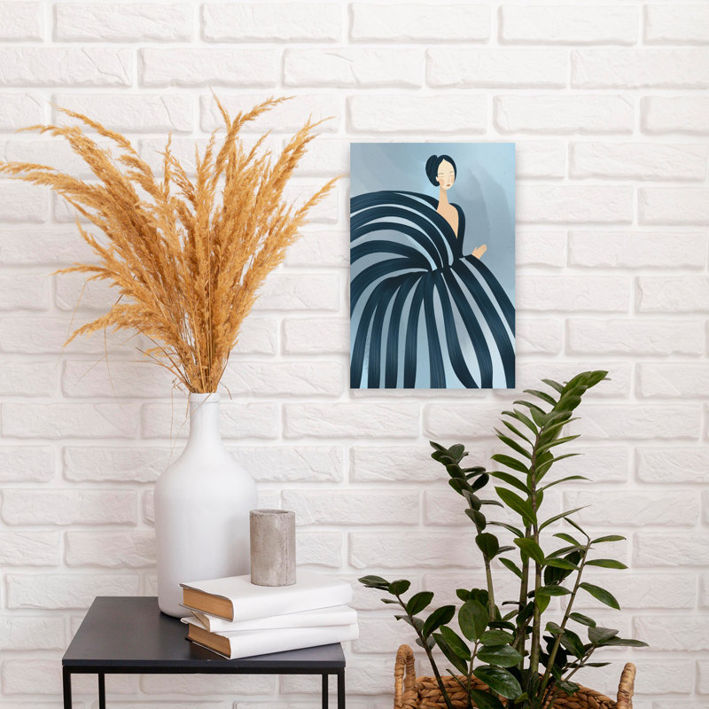 Art féminin abstrait féminin, H 18 po x l 12 po