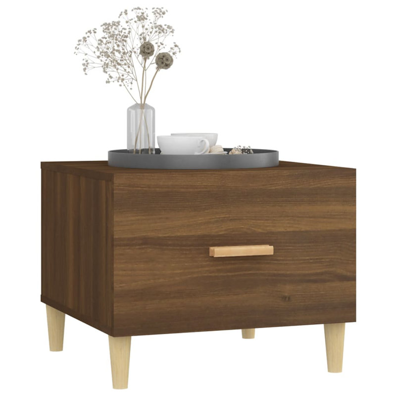 Liverpool Four Leg Coffee Table with Storage, Brown