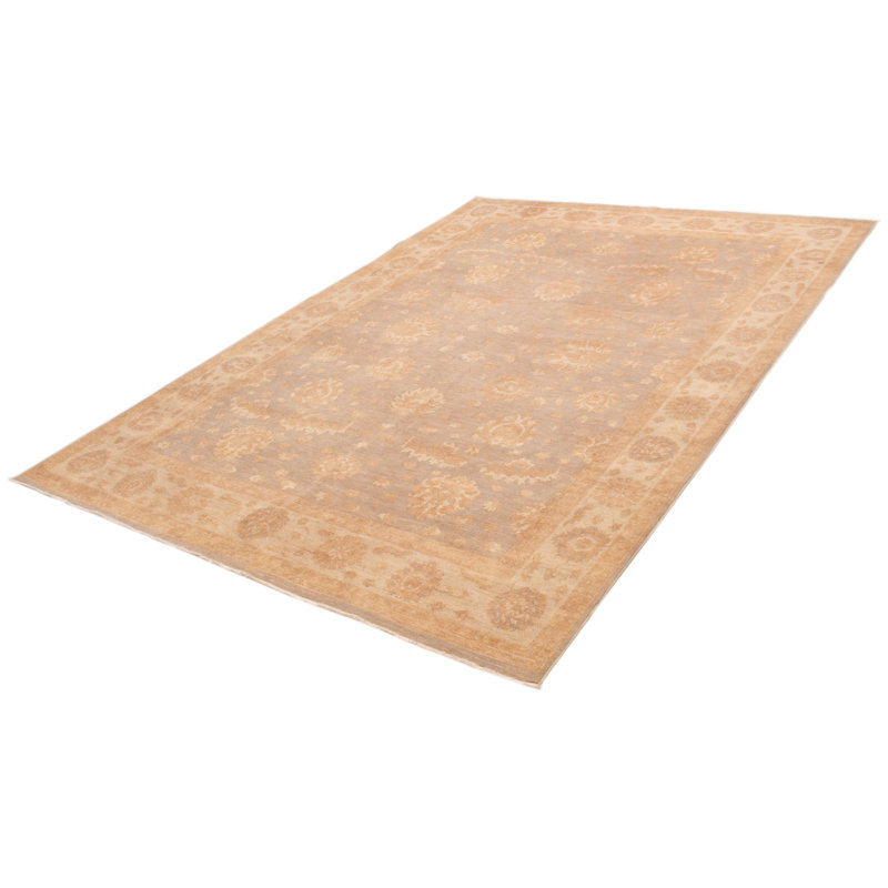 Tapis gris Chobi Finest 9 pi 9 po x 13 pi 7 po