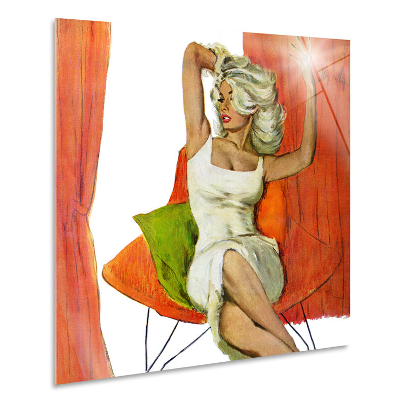 Mom Is a star by Giallobus - Square Print on Vetro Acrilico Plexi, 81cm H x 81cm W