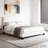 Linen Upholstered Platform Bed-516494936
