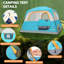 Tentes de camping pour 4/6 personnes avec moustiquaire et moustiquaire COBIZI-109701213