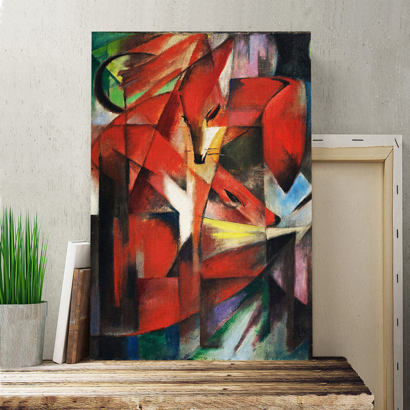 The Foxes by - Wrapped Canvas, 50cm H x 35cm W