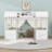 Wooden Loft Bed With Cabinet, Curtain And Ladder-771847274-771847275