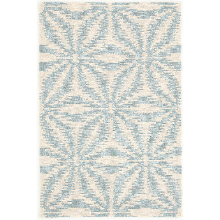 Aster Sky Hand Micro Hooked Wool Rug