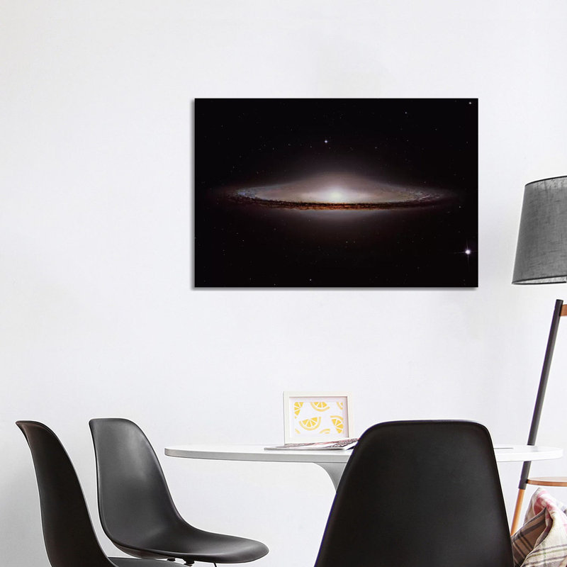 The Sombrero Galaxy (NGC 4594) by Roberto Colombari - Wrapped Canvas Print, 101.6 cm H x 66.04 cm W x 3.175 cm D
