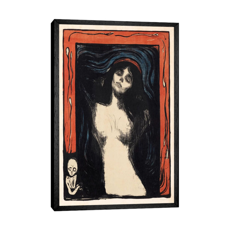 Loving Woman (Madonna), 1902 by Edvard Munch - Gallery-Wrapped Canvas Giclée on Canvas, 66.04 cm H x 45.72 cm W