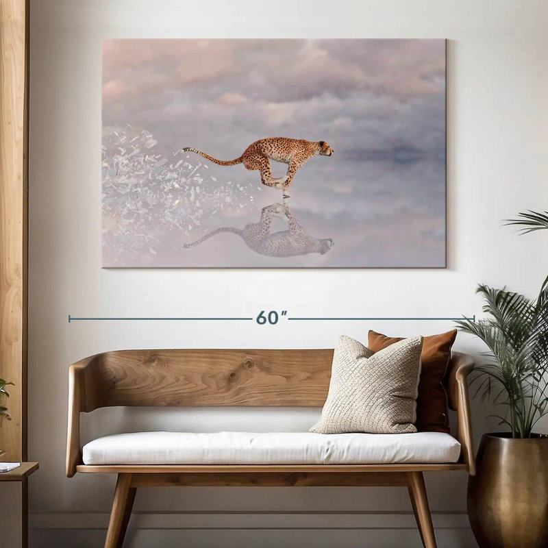 Brampt Speedy Wild Cat, 34" H x 51" W