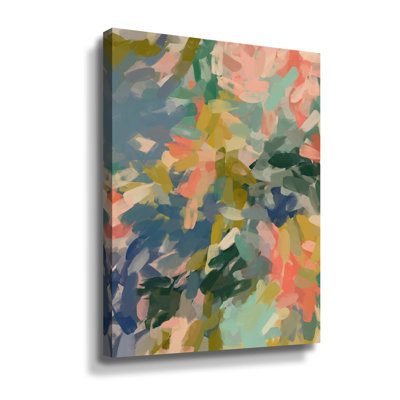 «Colorful Burst Abstraction I» par - Impression sur