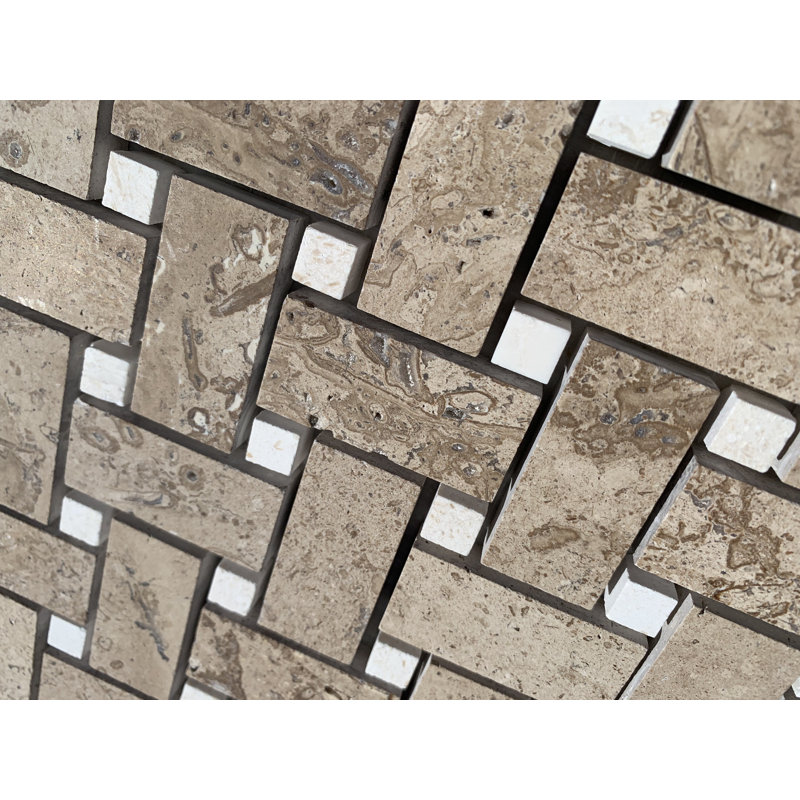 12"x12" Natural Stone Mosaic Floor Tile