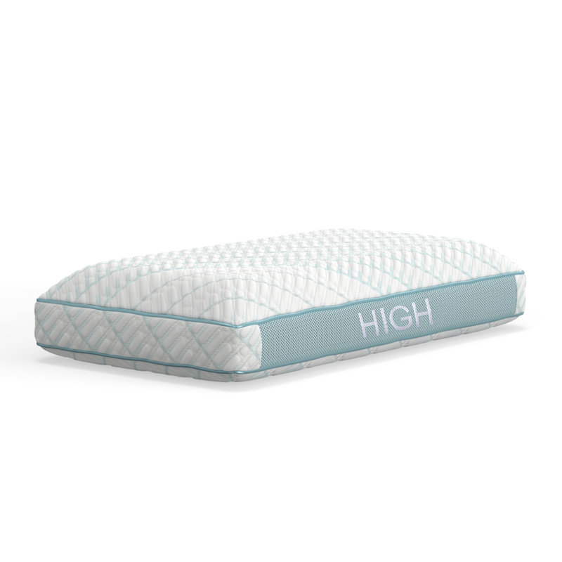 Arly High Loft Cooling Pillow with Machine Washable Cover, High