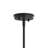 Reines Six-Light Matte Black Large Chandelier-127380276