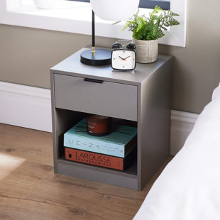 Phoenix 1 Drawer Bedside Table Storage Unit