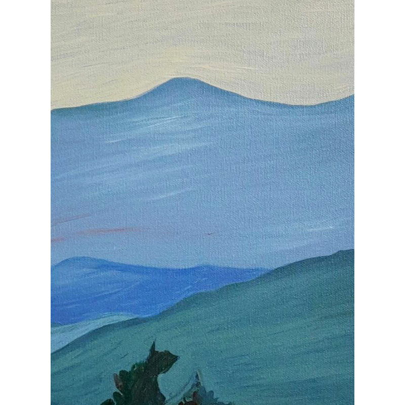 Paysage: Vallées | Acrylique sur toile | Par Nishtha Jain