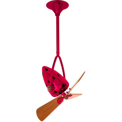 16" Jarold Directional 3 - Blade Ceiling Fan with Wall Control