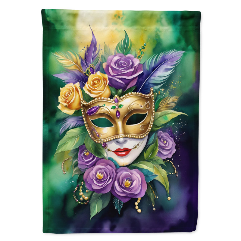 Drapeau de jardin double en polyester H 15,5 po x l 11,25 po