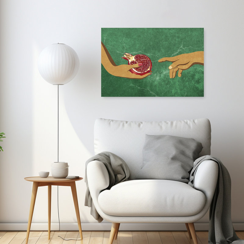 Almost Touched Contemporary Fruit Wall Art Print 1 Piece Wrapped Canvas Wall Art, 60.96cm H x 91.44cm W