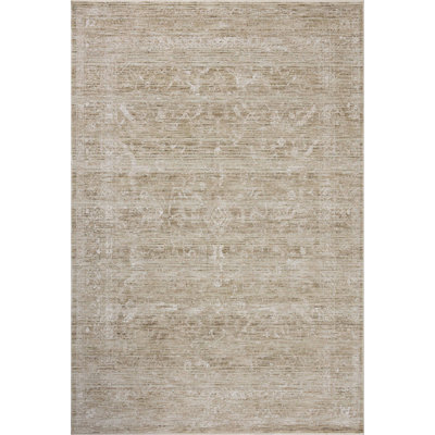 Tapis sauge / ivoire Loloi Kahmel