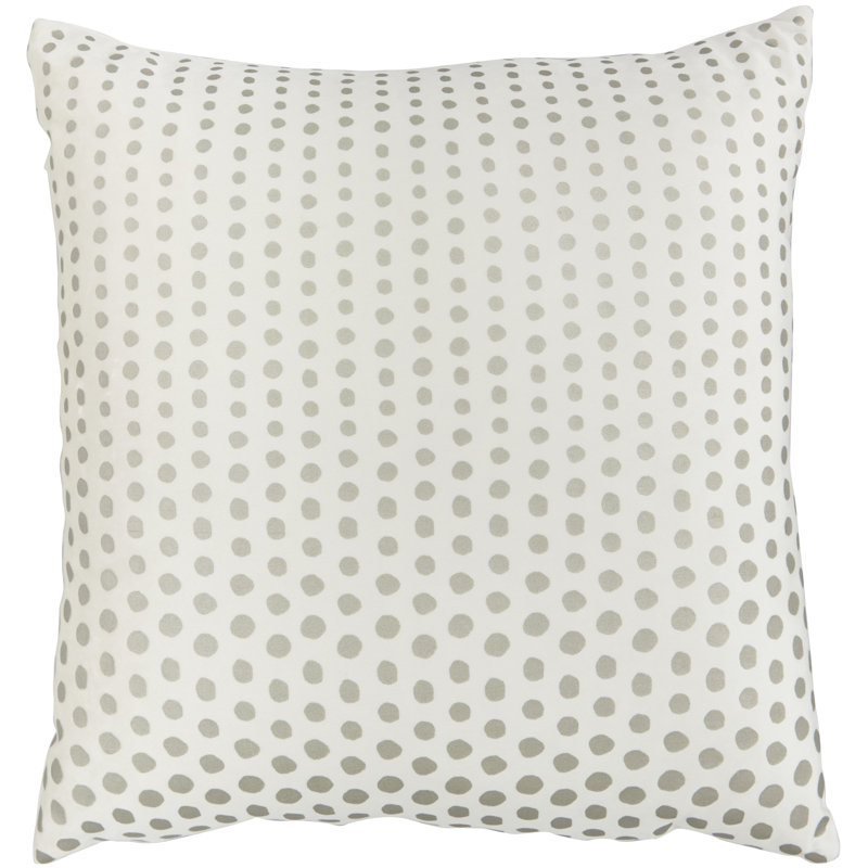  Housse de coussin carré et insert, Ivoire doré