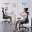 Fauteuil de travail ergonomique avec appui-tête et accoudoir rabattable Joyti-273634319-289708960