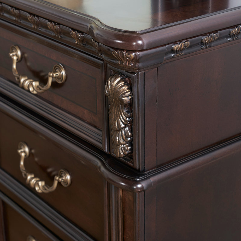 Table de chevet - Brun foncé