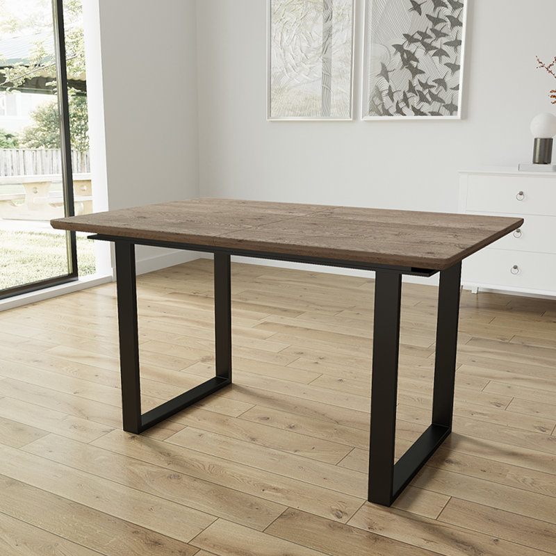 Alderson Extendable Metal Base Dining Table