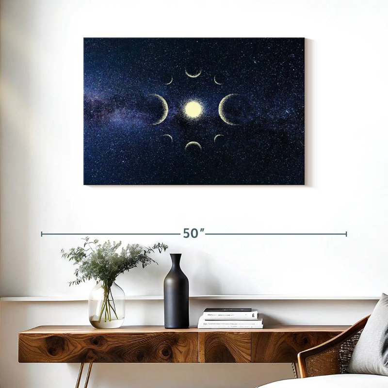 Oberle Abstract Space, 24" H x 36" W