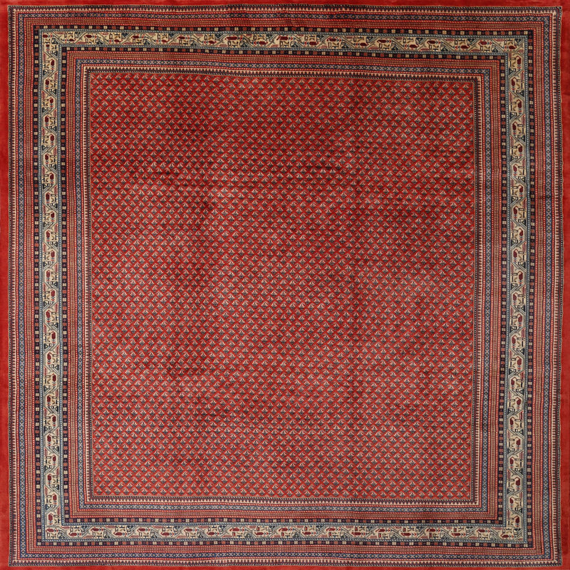 Glenford Southwestern Indoor Rug, Square 4'