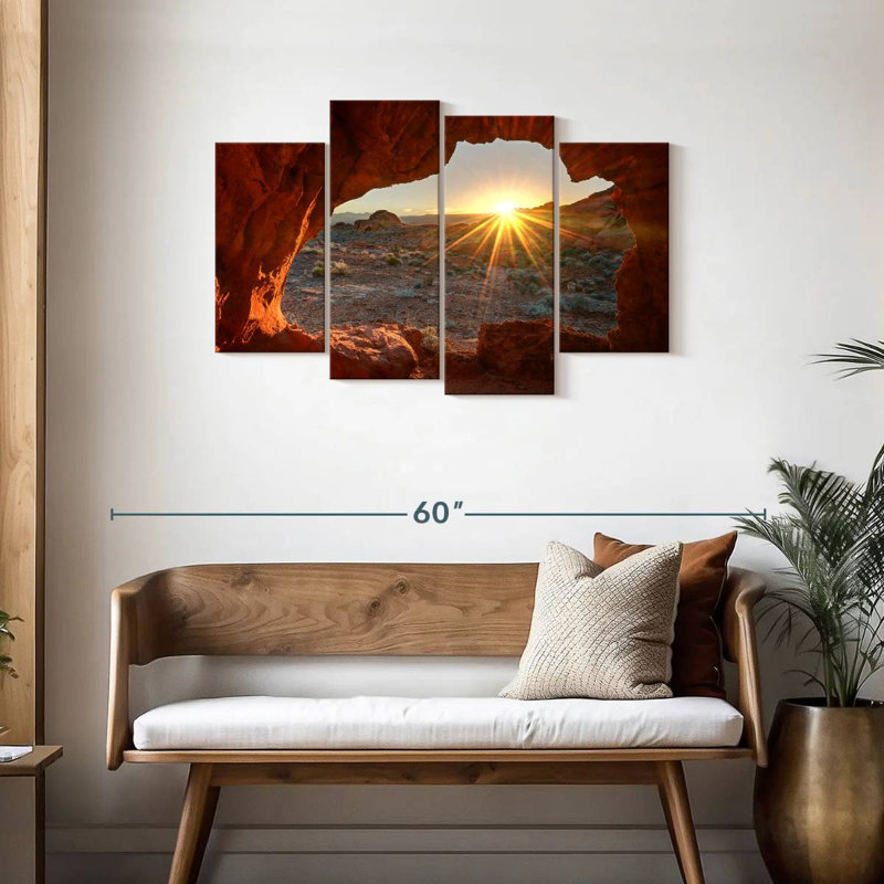 Alvord Red Rock Canyon Sunrise, H 27 po x l 43 po