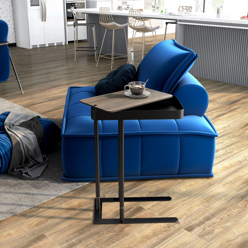 Table de bout en C, Gris clair