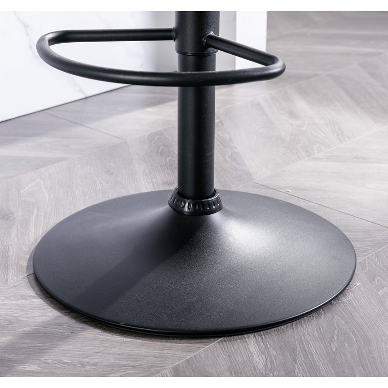 Tabouret de bar Gareth, Polyuréthane - vert foncé