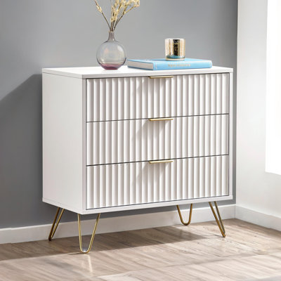 Brayshaw 80 cm W Chest of 3 Drawers