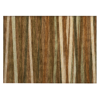  Machine Washable Indoor/Outdoor Chantille ACN997 Gray Area Rug