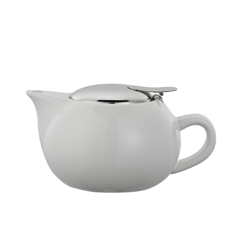 Théière en céramique, 10 oz, Blanc