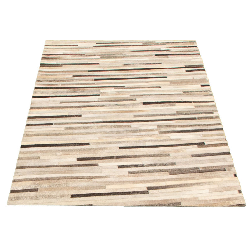 Cowhide Striped Indoor Rug