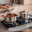 Ensemble de 6 pièces de batterie de cuisine en acier inoxydable Magefesa pour couples