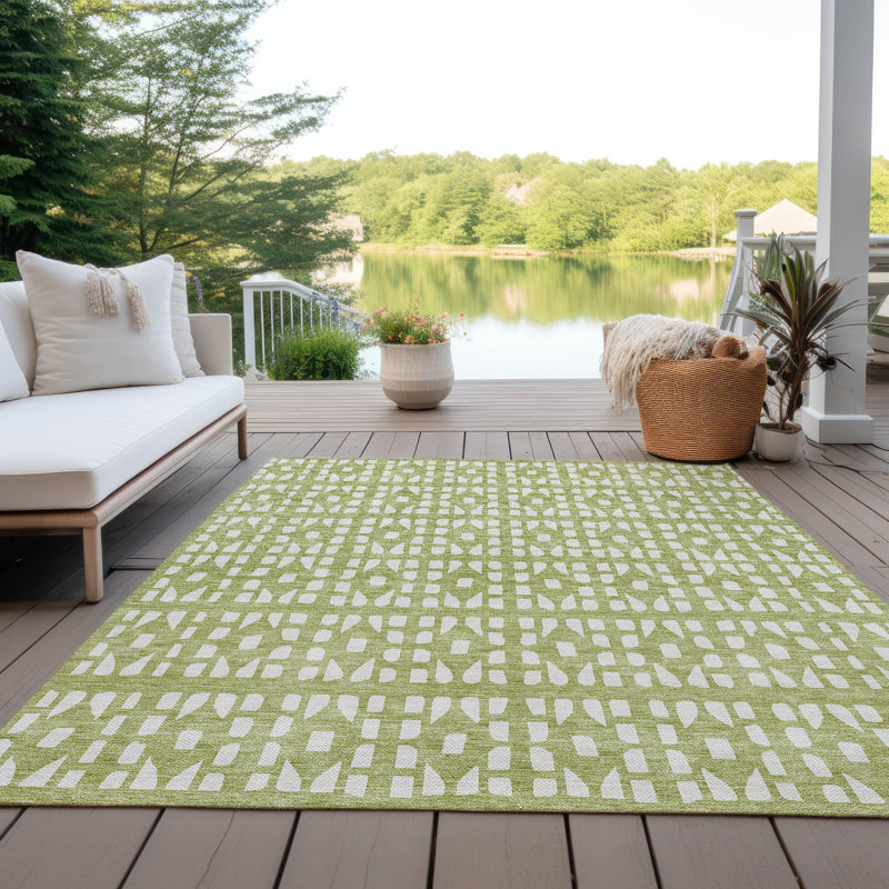  Chayden Area Rug with Non-Slip Backing, Rectangle 10' x 14'