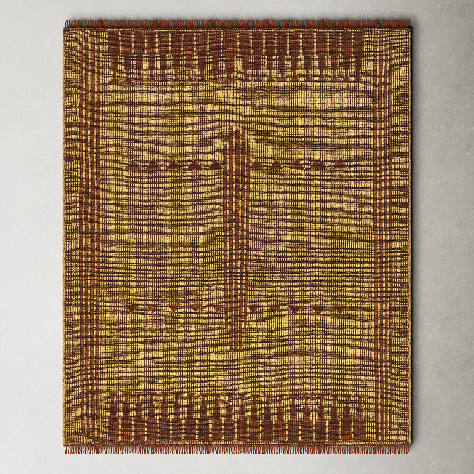 Alfi Hand-Woven Oriental Jute Rug, Rectangle 12' x 15'