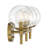 Everly Quinn Auresa Soft Brass With Clear Vanity Light