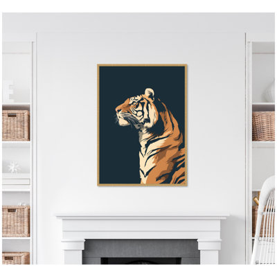 Impression sur toile encadrée, "Marine Tiger" par The Creative Bunch Studio