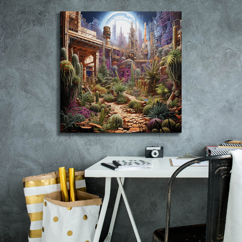 «Natures Urban Encore», art mural sur toile, H 26 po x l 26 po x P 1,5 po
