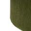 Velours côtelé velours côtelé, ton olive, style rond avec texture lisse et confort, P 29,89 po, idéal pour un décor moderne, revêtement de conception élégante, fabrication en contreplaqué, largeur de 16,73 po de largeur-547436156
