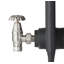 Abbotsford Heating Manual Radiator Valve with Ornate Wheel Head & Lockshield-35427047